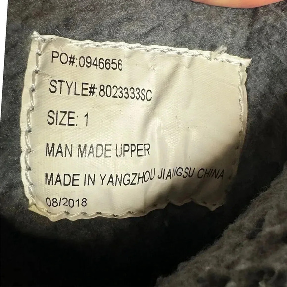 Itasca Kids' Frost Winter Boots Black Size 1 Warm Lining Snow Mid Top - Picture 7 of 8